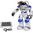 JOYJAY Planet Fighter Robot with Infrared Control, Gesture Control, Light and Sound, Shooting Function, Various Motion Functions, 32 cm, from 5 Years