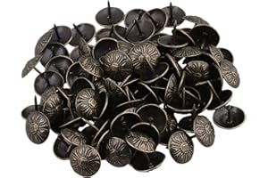BQLZR Vintage Bronze renaissance Eisen Polsternägel Ziernägel 16x15mm Packung von 100