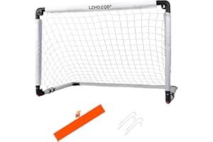 ‎LZHDZQD LZHDZQD Fußballtor, Kinder Fussballtor 60x45cm/ 90x60cm/ 115x80cm Fussballtore für Garten Kinder, Fußballtor Faltbar für Indoor/Outdoor/Garten Fußballtor Spielzeug