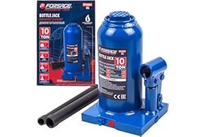 FORSAGEPOL Stempelwagenheber 10T / hydraulischer Wagenheber, Stockwagenheber/Hydraulischer Flaschenwagenheber 10 Tonnen