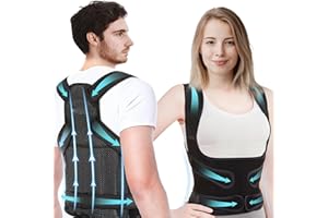 Feelyhee Geradehalter Haltungskorrektur Rücken für Damen Herren, Schultergurt Posture Corrector für Men Women, Gerader Rücken Geradehalter, Ruckenhalterung Korrektur, Camelback-Korrekturgürtel（S）