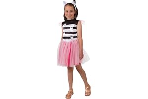 RUBIE'S Gabby et la Maison Magique - Déguisement Enfant Taille 3-5 Ans - Robe Luxe Gabby - Licence Officielle Gabby the Dollhouse - Pour Anniversaire, Halloween, Carnaval