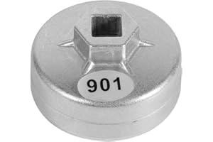 Outbit Chiave per filtro olio - 1 PC di 65 millimetri 14 flauti tappo olio chiave filtro strumento di rimozione presa auto per A8 Honda(901 Cap)