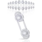 Ideal Baby 10Pcs Multi-Purpose Cabinet Drawer Furniture Lock Kids Baby Safety Safety Strap Easy Coat with Double Sided Tape