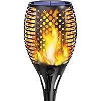 Shinmax Solarleuchte Garten Fackeln,33 LED Solar Fackel mit IP65 Wasserdicht Solar Flammen Solar Garten Beleuchtung…
