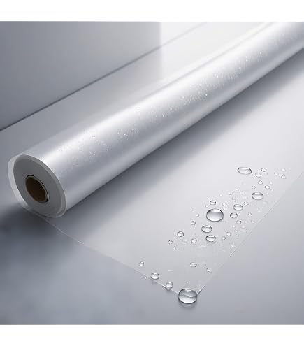 Selbstklebende Transparente Folie – 40 Cm X 300 Cm, PET-Material, Wasserdicht, Für Wände & Möbel
