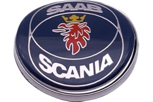 FORTEN KINGDOM 1 pieza azul para Saab 93 9-3 Convertible 1998-2003 coche personalizado trasero maletero insignia emblema 5289897