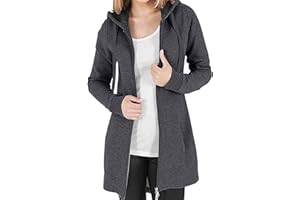 Vancavoo Sudadera con Capucha para Mujer Chaqueta Casual Jerseis Sudaderas de Otoño Ropa Deporte Cárdigan Chandal Invierno con Cremallera Camisa de Entrenamiento con Bolsillo Abrigos