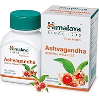 Himalaya Ashwagandha Pure Herbs General Wellness Tablets - 60 Count