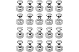 RICHDMI Imanes, 20 Piezas Iman Nevera, Iman Potente, Imanes Neodimio, Imanes Pizarra Magnetica, Imanes Nevera 12 X 16 mm, Imanes Metálicos, para Pizarra Tablero de Anuncios Magnetico Refrigerador Imanes