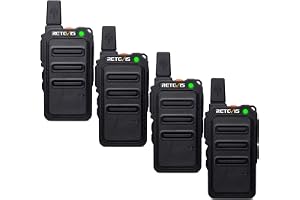 Retevis RT619 Radio Mini, PMR446 Uppladdningsbar radio 1300 mAh