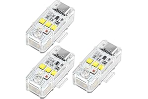 LYONGTECH Luce Stroboscopica,Luci Notturna Anti Collisione per Drone,Flash LED Strobe Light per DJI Neo,Flip,Mini 3/4 Pro/4K/SE/2,Air 3S/3/2/2S,Mavic 3/2,Spark,FPV,Avata 2,EVO Accessori(3 pezzi)