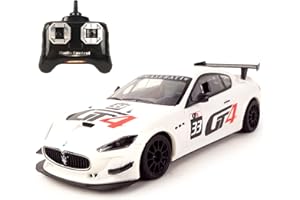 TURBO CHALLENGE - Maserati GT4 - RC Prestige - 093101 - Samochód zdalnie sterowany - Biały - 1/24 - Baterie nie są dołączone - Plastik - Zabawka dla dzieci - Prezent - Od 6 lat