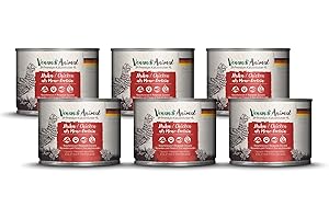 VENANDIANIMAL Venandi Animal, Alimento di qualità superiore per gatti, pollo monoproteico, alimento umido, naturale e senza cereali, 6 confezioni da 200 g (6 pezzi)