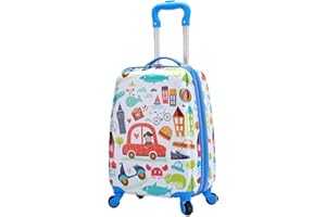 ALPINI Valise Enfants (Car) Roue 360°Garantie 2ans Dimension Cabine 31x20x45cm 24L