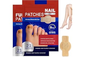 YXTECD 42 Stück Pilz-Nagel-Patches, Mehrzweck-Zehennagelreparatur-Pads, Zehennagel-Patches