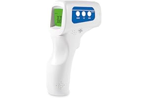 Merrimen No Touch Infrared Digital Forehead Thermometer, Thermometer Suitable for Baby and Adult, Indoor and Outdoor, Medical Use with Instant Read