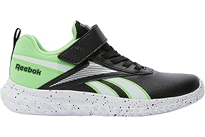 Reebok Rush Runner Syn Elastic Lace & Top Strap, Sneaker Bambini e Ragazzi
