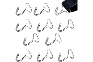 XCSJ Bilsittdyna, fästkrok, spännbandkrok metall, 304 rostfritt stål, multifunktionell metallkrok för att fästa bagage, bilst