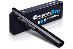 NinjaBatt Pro Batería para HP 740715-001 OA03 OA04 250 G2 250 G3 255 G3 746641-001 746458-851 HSTNN-LB5S 15-D003SL 15-G092SA 15-G094SA TPN-F112 TPN-F113 - Samsung Celdas [4 Celdas/2600mAh/38wh]