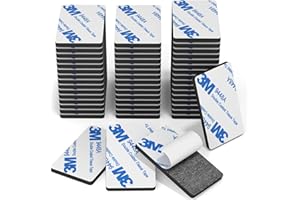 HOMMAND Podkładki Samoprzylepne 3M, 50 Szt Dwustronna Taśma Klejąca Pianka, Wodoodporne Podkładki Montażowe dla Domu Biura Samochodu Szkoły, Dwustronne Podkładki Samoprzylepne, Prostokąt