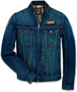 Ducati Scrambler Trucker Patch Denim Giacca da uomo, Blu : Amazon.it: Auto  e Moto