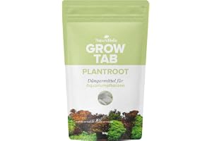 NatureHolic Grow Tabs Plantroot – växtgödselmedel för akvarium – gödseltabletter med kalium, magnesium och järn – rotgödselmedel för hälsosam tillväxt, starka färger och kraftiga rötter