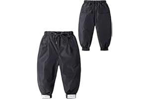 Happy Cherry Kinder Daunenhose Winter Dicke Schneehose Baby Gefütterte Warme Hose Winddicht Outdoorhose