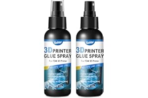 VIVIDYE 3D Printer Glue Spray - 200g Strong 3D Printer Adhesive Reduces Warping of PLA, ABS, PETG, TPU Filaments on Various Build Plate - 3D Printer Bed Adhesive - Premium 3D Printing Accessories