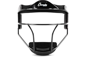 Champion Sports Softball Face Mask - Durable Fielder Head Guards - Premium Sports Accessories for Indoors and Outdoors - Magnesium or Steel in Multiple Colors and Sizes