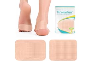 Promifun Moleskin - 48 parches para ampollas (24 normales + 24 anchos), precortadas, parches de ampollas y protección contra la fricción para pies, dedos de los pies, talones y dedos