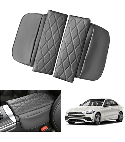 Boîte De Rangement Console Centrale Pour Mercedes Classe C W206 2022+ - Organiseur Blanc - 7