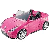 Barbie DVX59 - Cabrio Fahrzeug, in pink, mit Platz für 2 Puppen, Puppen Zubehör, ab 3 Jahren
