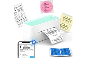 Itari Bluetooth Impresora de Etiquetas de Envío Impresora de Etiquetas Térmicas 4x6 para Paquetes de Envío, Máquina de Etiquetas de Escritorio para Pequeñas Empresas UPS Ebay Amazon
