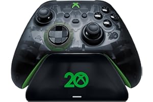 Razer Base di Ricarica Rapida Universale per Xbox - Caricabatterie Rapido per controller Xbox (Ricarica Rapida, Compatibilità Universale, Sistema a Contatto Magnetica) 20th Anniversary Ed.