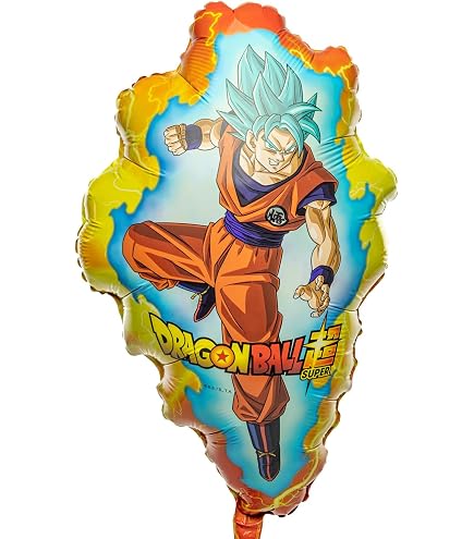 Mizijia 37 Pièces Déco Anniversaire Dragon Ball – Ballons Et Bannière Pour Fête 6 Ans Garçon