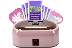 Set de parafina para manos y pies Henlivy, calentador de parafina de 4000 ml y set a juego. Disfruta de un baño de parafina para cuidar tus manos y pies