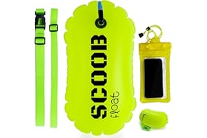 NA2 Swim Buoy Tow Float for Wild Open Cold Water Swimming + accessories waterproof phone case Light Floats for Triathlon Swimmers Surfers Adults & Kids Buoyancy aid bag Safe Sea Sailing Training