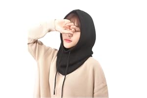 XueXian Cagoule à capuche en tricot pour femme et fille - Automne et hiver