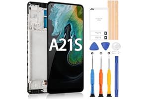 ARSSLY LCD Display für Samsung Galaxy A21s A217 SM-A217F 6,5 Zoll Touchscreen Replacement Digitizer Assembly mit Reparatur Kit (nicht für A21)