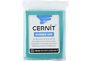 CERNIT Nummer eins Lehm 56g, türkis, 7 x 5.5 x 1.5 cm