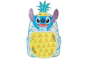 Loungefly - Plecak Stitch - Lilo and Stitch - Ekskluzywny Amazon - Urocza torba kolekcjonerska - Pomysł na prezent - Oficjalny towar - dla chłopców, dziewcząt, mężczyzn i kobiet - fanów filmów