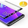 BANNIO Pellicola Protettiva per Samsung Galaxy Note 9 3D Full Screen,[2 Pacco] Pellicola Vetro Temperato Copertura Completa c