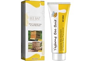 GNAUMORE Bee Attractant,Honey Bee Attractant,Bee Lure Tool,Carpenter Bee Swarm Lure Bait,Bee Trap Lure,Bees Attractant Swarm Commander Lure Baits,Beekeeping Equipment Attractant