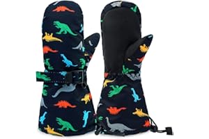 SEYUFN Gants hivernaux imperméables pour Enfants Gants Mitaines Respirant Chauds de Ski de Plein air pour bébé Garçons et Filles de 2 à 6 Ans