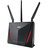 ASUS RT-AC86U - Wireless router - 4-port switch - GigE - 802.11a/b/g/n/ac - Dual Band