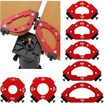 Radius Jig 4-Piece Router Template Set - ABS Corner Rounding Jigs For ...