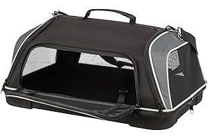 Trixie sac avion pour sac chien embarquement noir/gris 55x23x40 cm