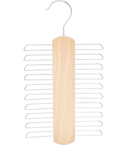 HANGERWORLD 3 Portacravatte per 12 Cravatte e Cinture Salvaspazio in Velluto Ner