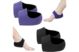 ruggito 2 Paare Einlagen Fersensporn Damen Orthopädisch Silikon Fersenpolster, Fersensporn Einlagen für Schuhe Damen und Herren EU(36-40)